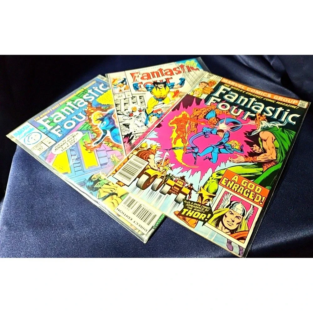Vintage Marvel Comics Fantastic Four Lot of 3